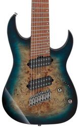 Guitare électrique multi-scale Ibanez Standard RGMS8PB CBS 8-String - Cosmic Blue Starburst
