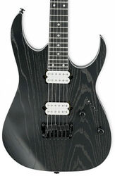 Guitare électrique forme str Ibanez RGR652AHBF WK Prestige Japan - Weathered black