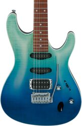 Guitare électrique forme str Ibanez Standard SA260FM BRG - Blue reef gradation