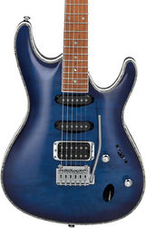 Guitare électrique forme str Ibanez SA360NQM SPB Standard - Sapphire blue