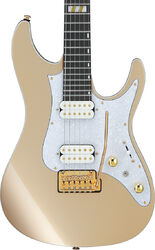 Guitare électrique forme str Ibanez Scott Lepage KRYS10 Premium - Gold
