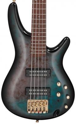 Basse électrique solid body Ibanez SR405EPBDX TSU Standard - Tropical seafloor burst
