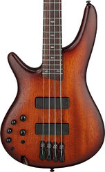 Basse électrique solid body Ibanez Standard SR500A MHL LH - Mahogany brown burst low gloss