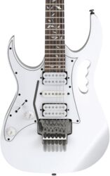 Guitare électrique gaucher Ibanez Steve Vai JEM-JR Signature Gaucher - White