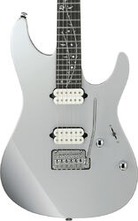 Guitare électrique forme str Ibanez Tim Henson TOD10 Premium - Silver