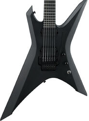 Guitare électrique métal Ibanez XPTB620 BKF Iron Label - Black flat