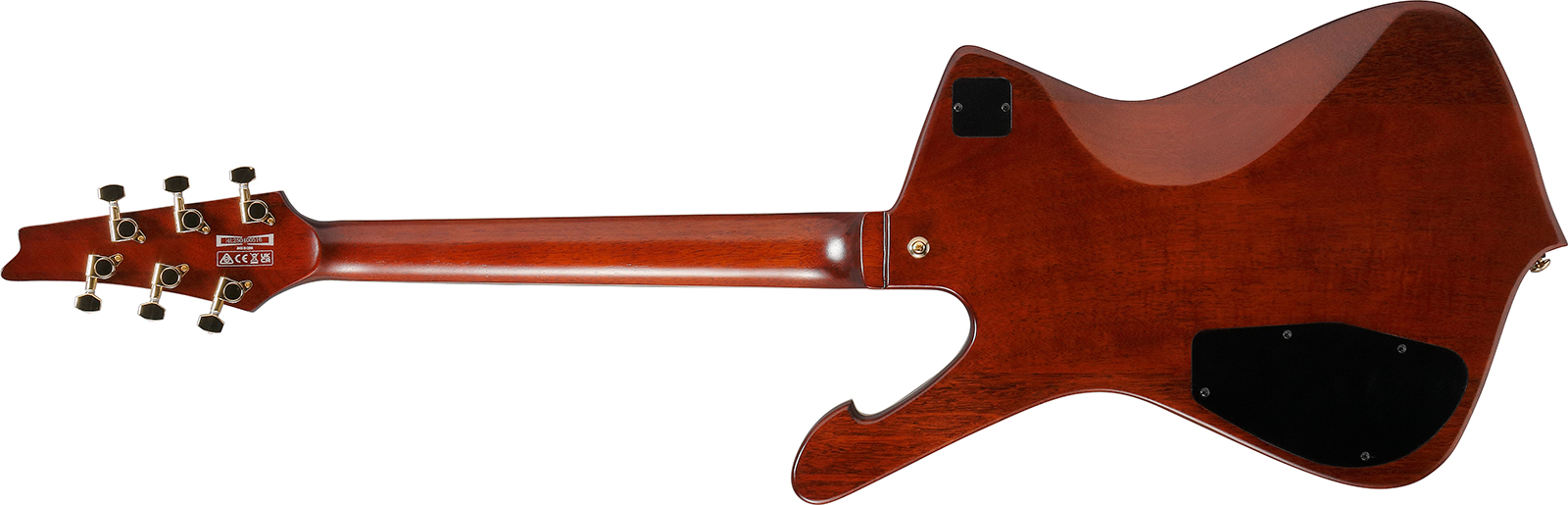 Ibanez Ic420mfm Cml Iceman 2h Ht Mn - Caramel Burst Low Gloss - Guitare Électrique RÉtro Rock - Variation 1