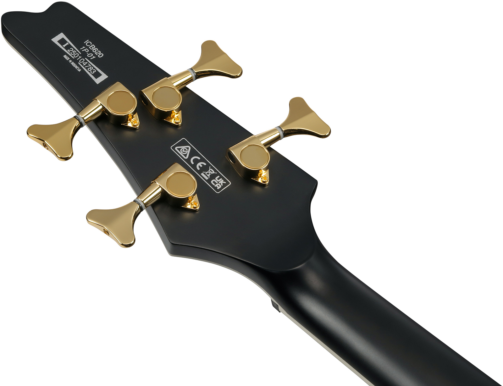 Ibanez Icb620 Bkf Iceman Active Pp - Black Flat - Basse Électrique Solid Body - Variation 4