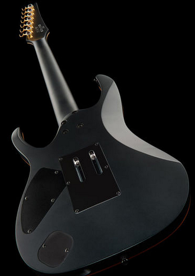 Ibanez Jake Bowen Jbm27 Signature 7c 2h Fr Rw - Black Flat - Guitare Électrique Forme Str - Variation 3