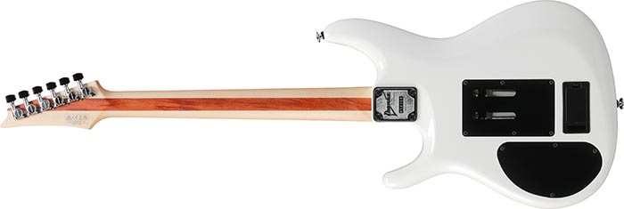Ibanez Joe Satriani J2480 Wh Jap Signature 1h Dimarzio / Sustainiac Fr Rw - White - Guitare Électrique Signature - Variation 1