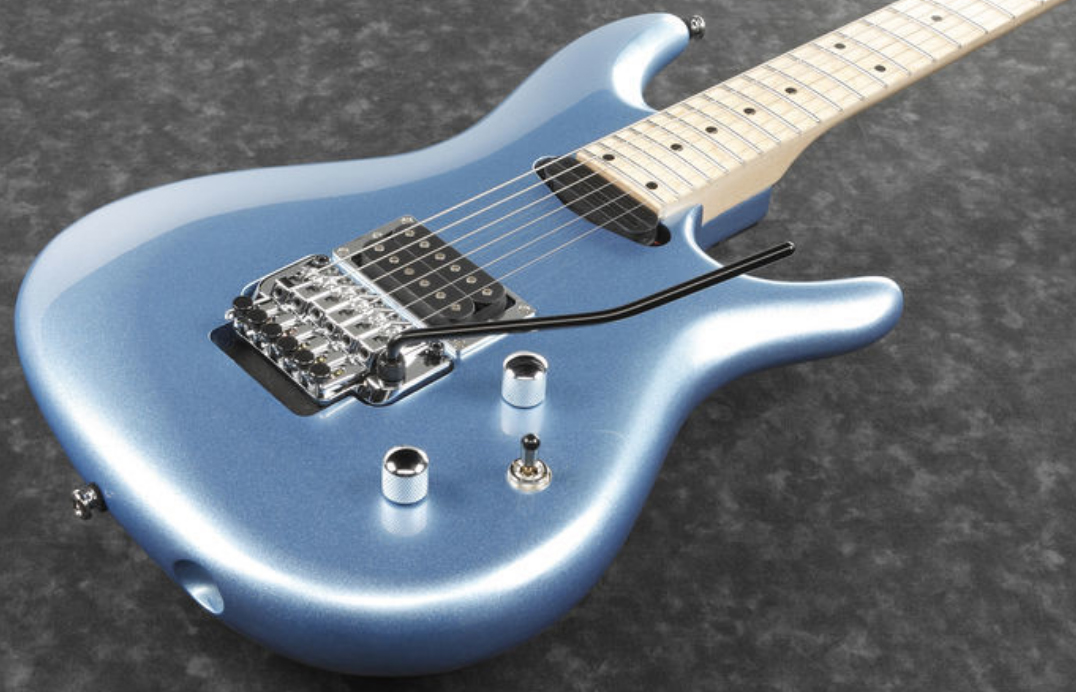 Ibanez Joe Satriani Js140m Sdl Signature Hst Fr Mn - Soda Blue - Guitare Électrique Forme Str - Variation 2