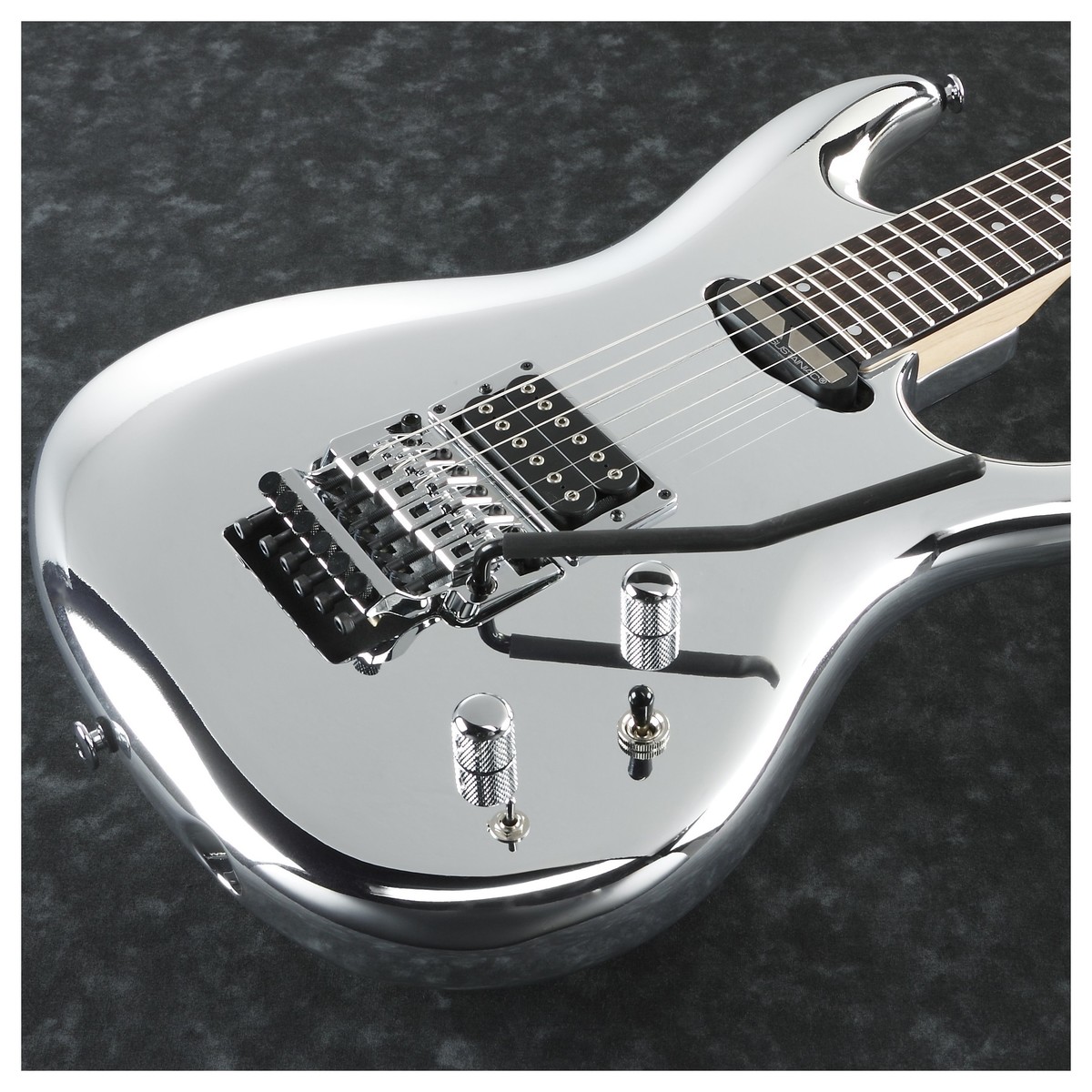 Ibanez Joe Satriani Js1cr Signature Japon H Sustainiac Fr Rw - Chrome Boy - Guitare Électrique Double Cut - Variation 1