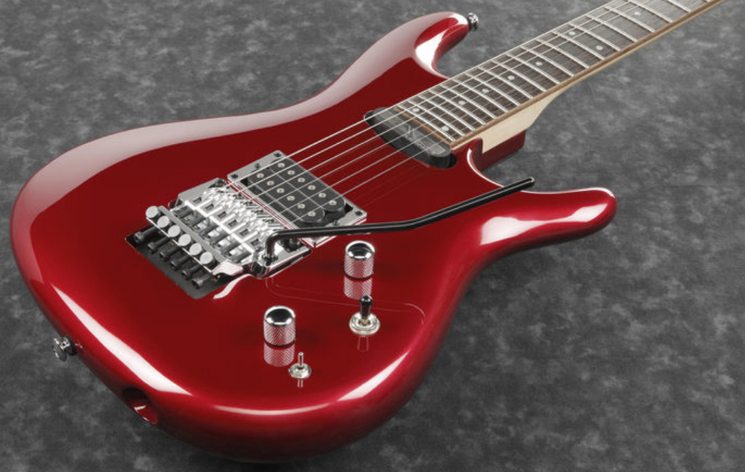 Ibanez Joe Satriani Js240ps Ca Signature Hst Dimarzio Sustainiac Fr Pp - Candy Apple - Guitare Électrique Forme Str - Variation 2
