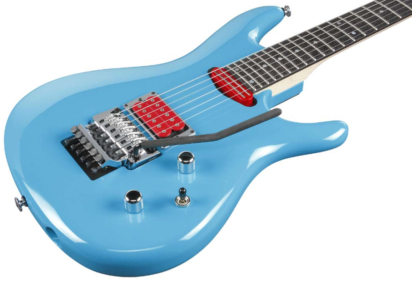 Ibanez Joe Satriani Js2410 Syb Prestige Jap Signature 2h Fr Rw - Sky Blue - Guitare Électrique Forme Str - Variation 2