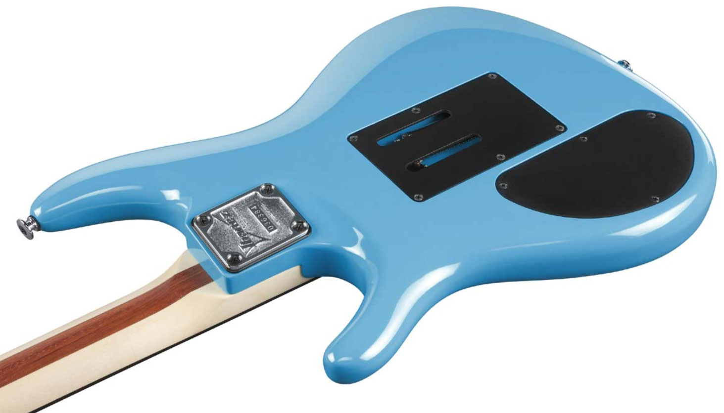 Ibanez Joe Satriani Js2410 Syb Prestige Jap Signature 2h Fr Rw - Sky Blue - Guitare Électrique Forme Str - Variation 3