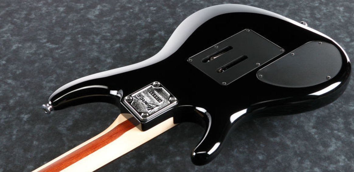 Ibanez Joe Satriani Js2450 Mcb Prestige Japan  Hh Dimarzio Fr Rw - Muscle Car Black - Guitare Électrique Forme Str - Variation 3