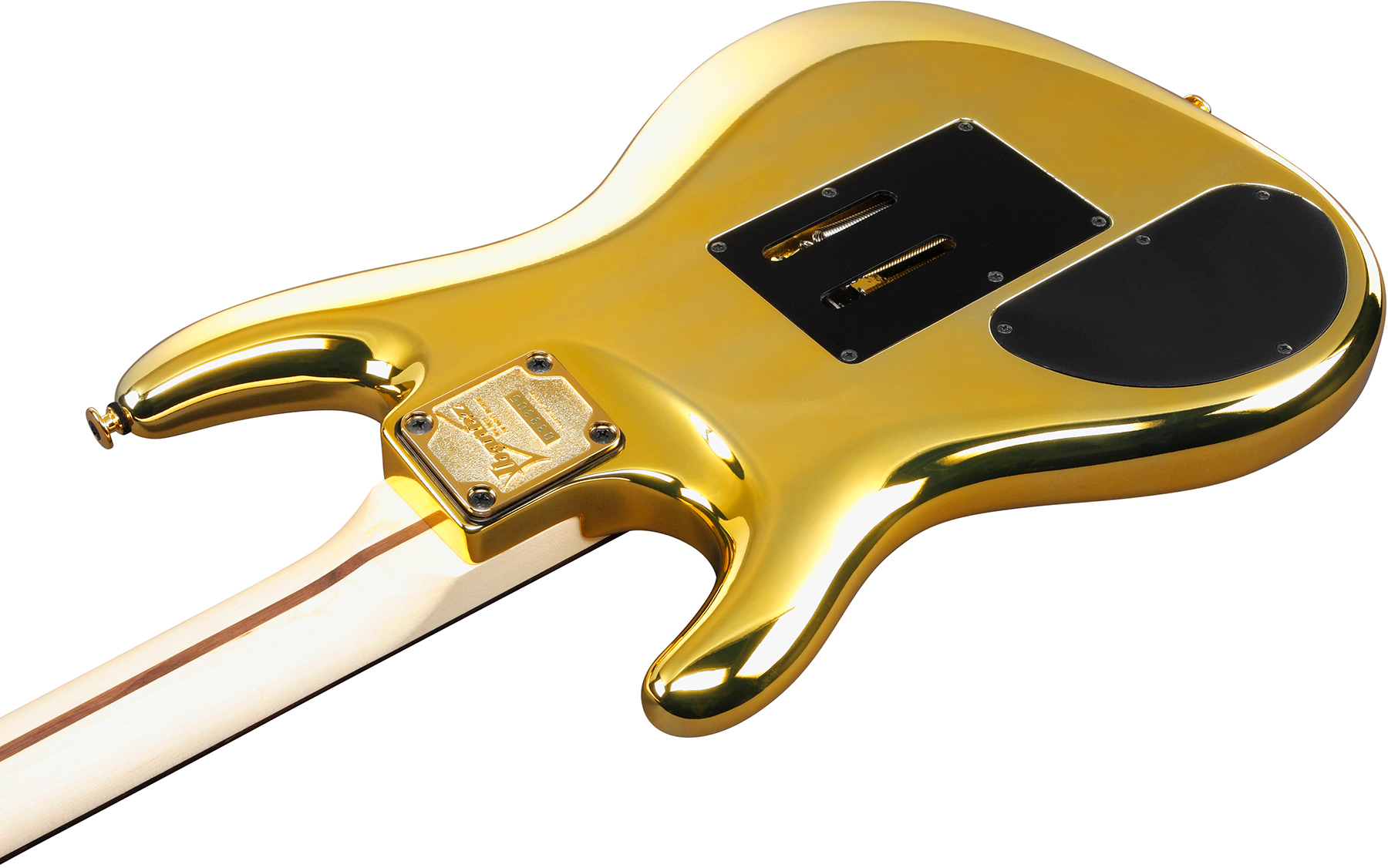 Ibanez Joe Satriani Js2gd Jap Signature 2h Dimarzio Fr Rw - Gold - Guitare Électrique Forme Str - Variation 3
