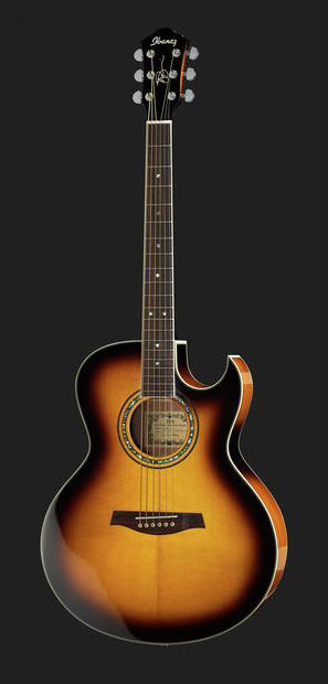 Ibanez Joe Satriani Jsa5 Vb Cw Epicea Acajou Rw - Vintage Sunburst - Guitare Acoustique - Variation 3