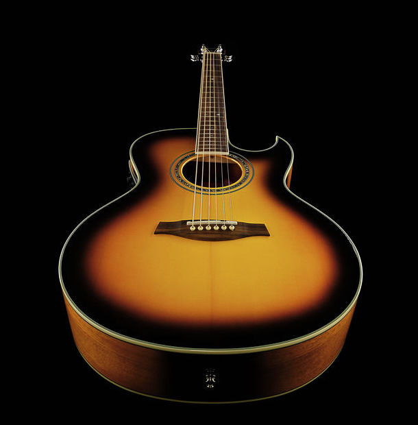 Ibanez Joe Satriani Jsa5 Vb Cw Epicea Acajou Rw - Vintage Sunburst - Guitare Acoustique - Variation 5