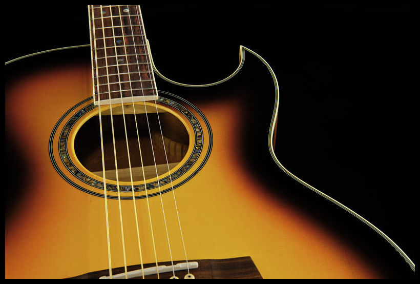 Ibanez Joe Satriani Jsa5 Vb Cw Epicea Acajou Rw - Vintage Sunburst - Guitare Acoustique - Variation 6