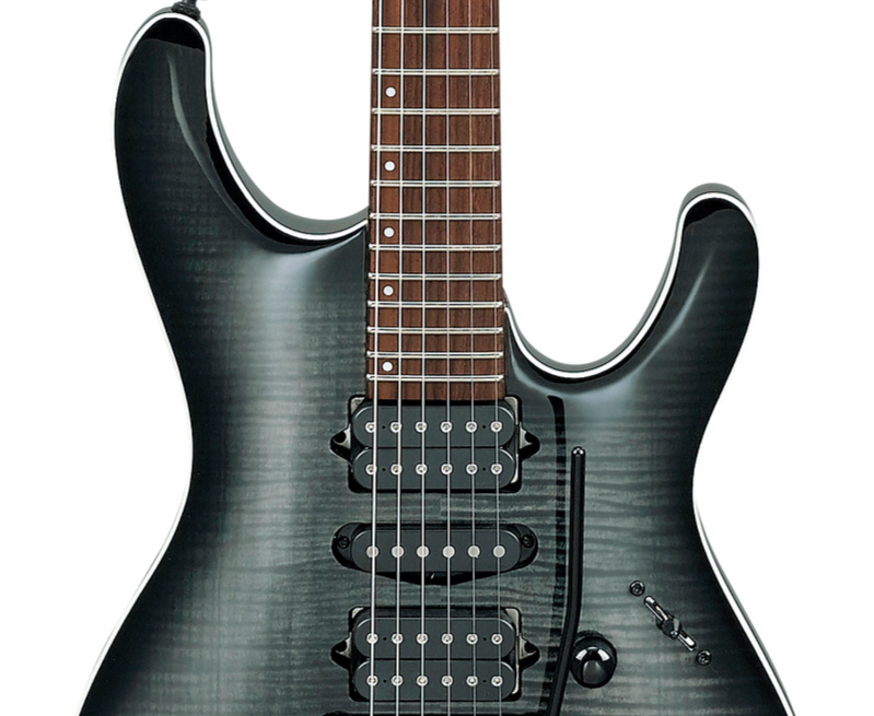 Ibanez Kiko Loureiro Kiko10bp Tgb Premium Signature Hsh Fr Pp - Trans Gray Burst - Guitare Électrique Forme Str - Variation 2