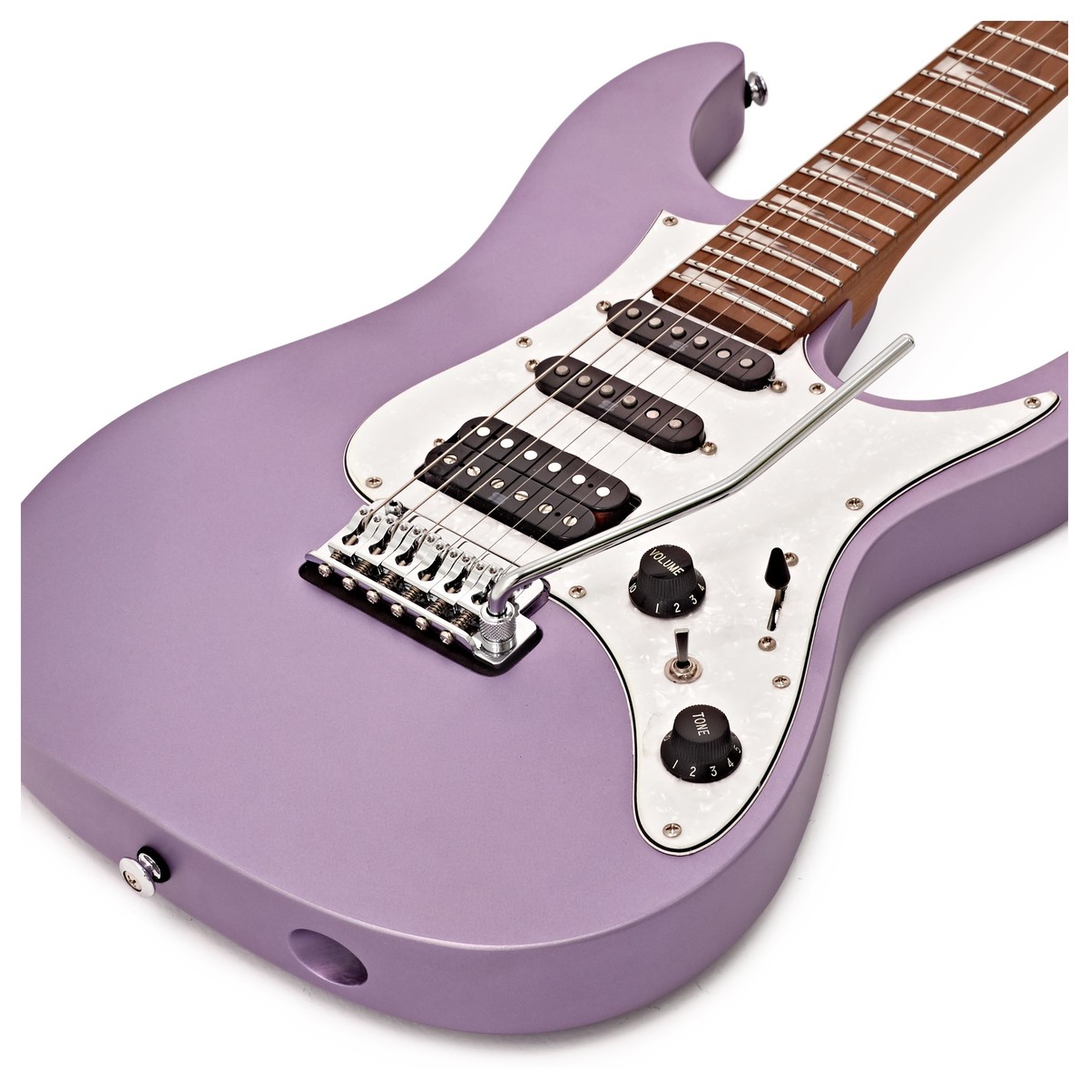 Ibanez Mario Camarena Mar10 Lmm Premium Signature Hss Trem Mn +housse - Lavender Metallic Matte - Guitare Électrique Forme Str - Variation 3
