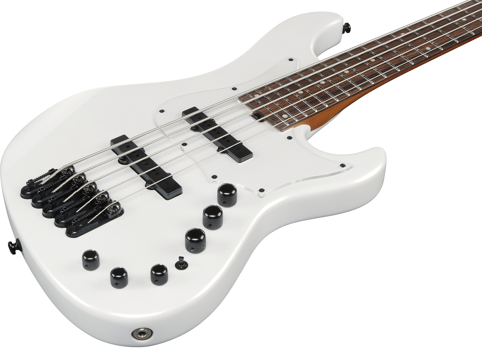 Ibanez Mdm1005 Pw Mode 5c Active Rw - Pearl White - Basse Électrique Solid Body - Variation 2