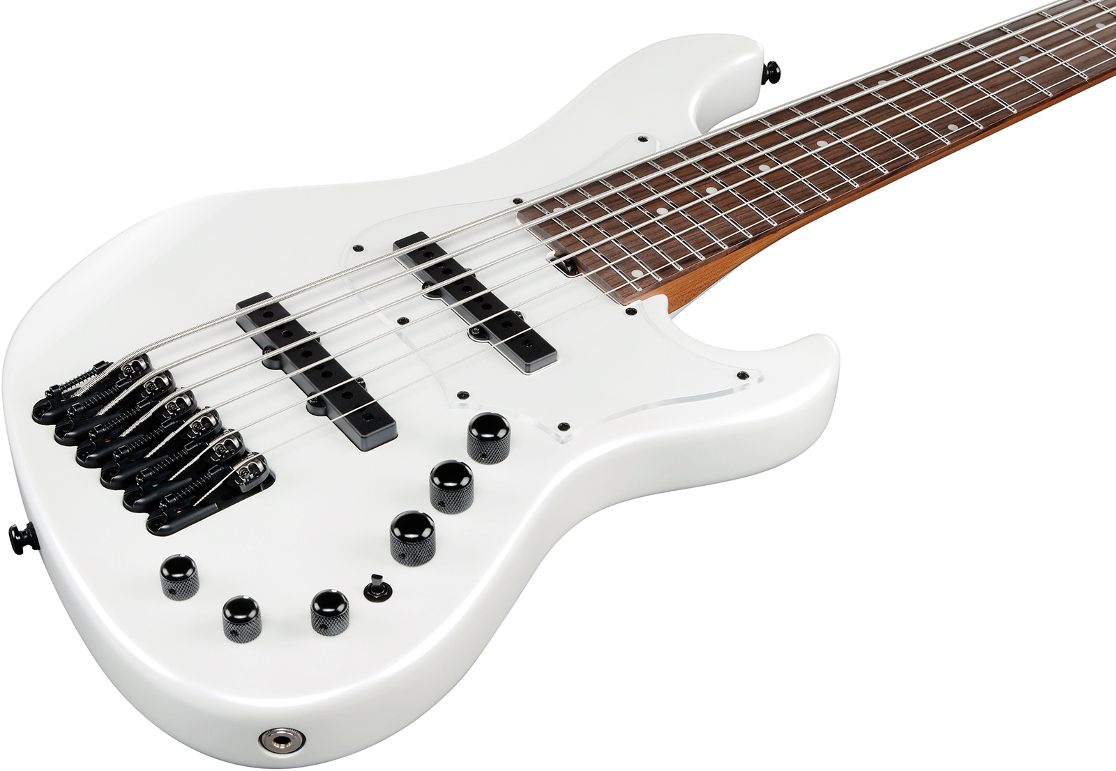 Ibanez Mdm1006 Pw Mode 6c Active Rw - Pearl White - Basse Électrique Solid Body - Variation 2