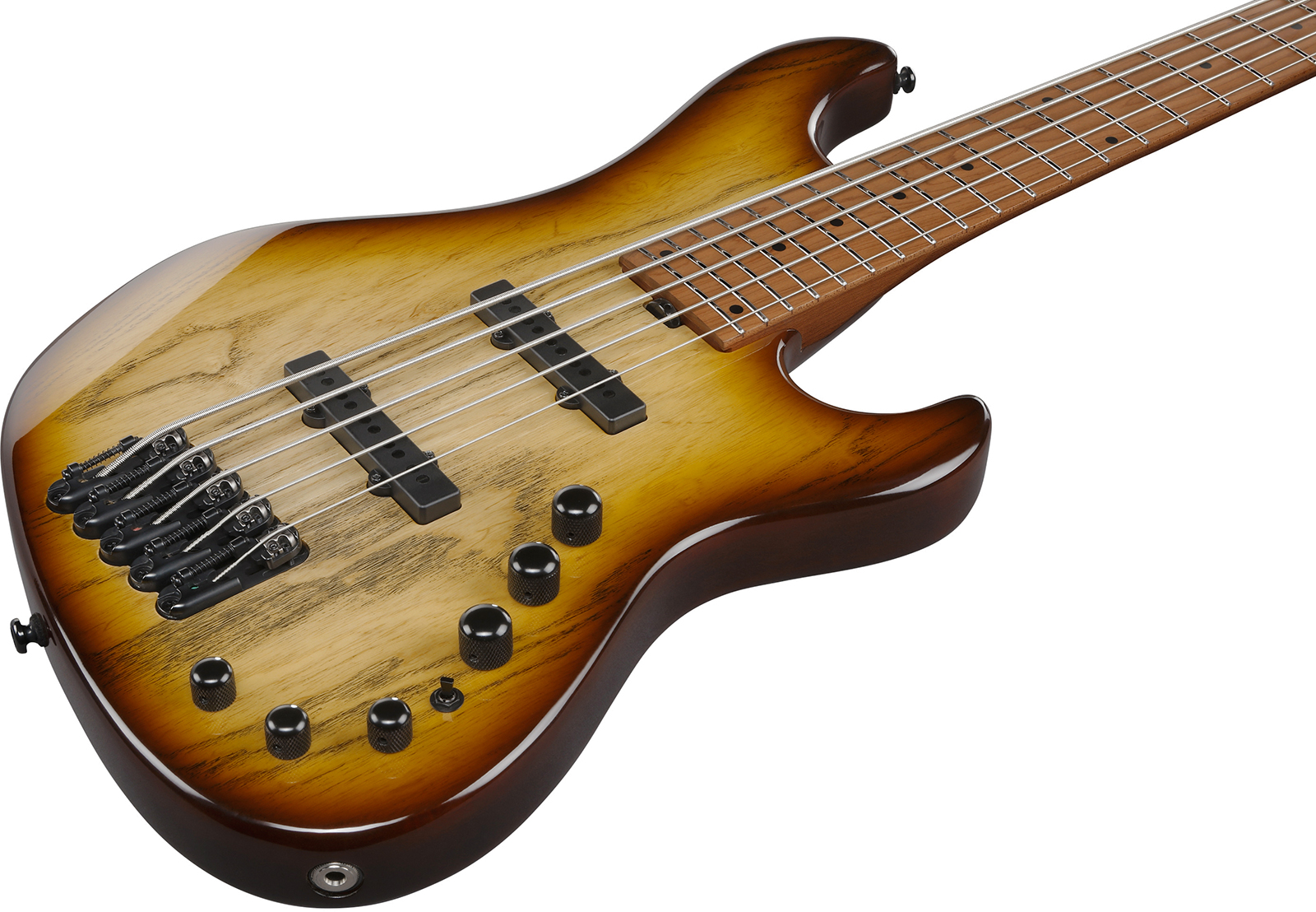 Ibanez Mdm1305 Nab Mode 5c Active Mn - Natural Stained Amber Burst - Basse Électrique Solid Body - Variation 2