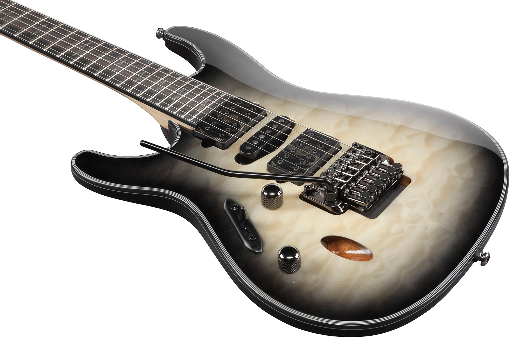 Ibanez Nita Strauss Jiva10l Dsb Signature Lh Gaucher Hsh Dimarzio Fr Eb - Deep Space Blonde - Guitare Électrique Gaucher - Variation 1