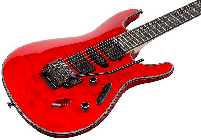Ibanez Nita Strauss Jiva10r Trc Signature Hsh Dimarzio Fr Eb - Torch Red - Guitare Électrique Forme Str - Variation 2