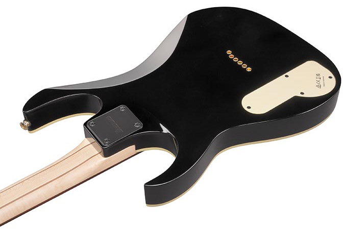 Ibanez Paul Gilbert Pgm50 Bk Premium Signature Hsh Dimarzio Ht Rw - Black - Guitare Électrique Signature - Variation 3