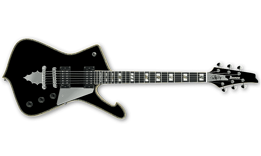 Ibanez Paul Stanley Ps120 Bk Signature Hh Seymour Duncan  Ht Eb - Black - Guitare Électrique MÉtal - Variation 1