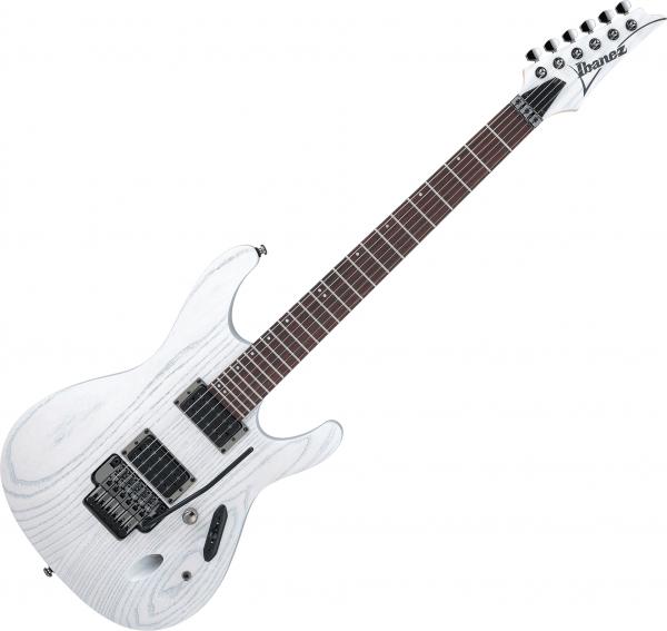 Guitare électrique solid body Ibanez Paul Waggoner PWM20 - white stain