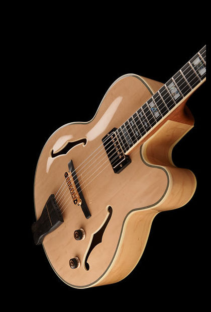 Ibanez Pat Metheny Pm200 Nt Prestige Japon Signature H Ht Eb - Natural - Guitare Électrique 3/4 Caisse & Jazz - Variation 12