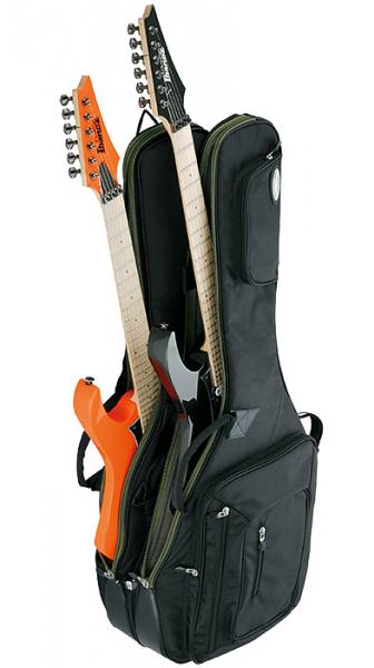 Housse guitare électrique Ibanez Powerpad IGB2621 BK Double Guitar Gig Bag