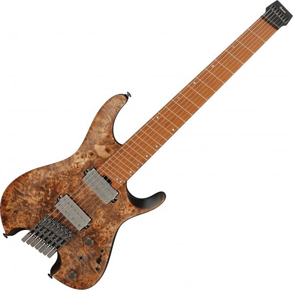 Guitare électrique solid body Ibanez QX527PB ABS Quest - Antique brown stained