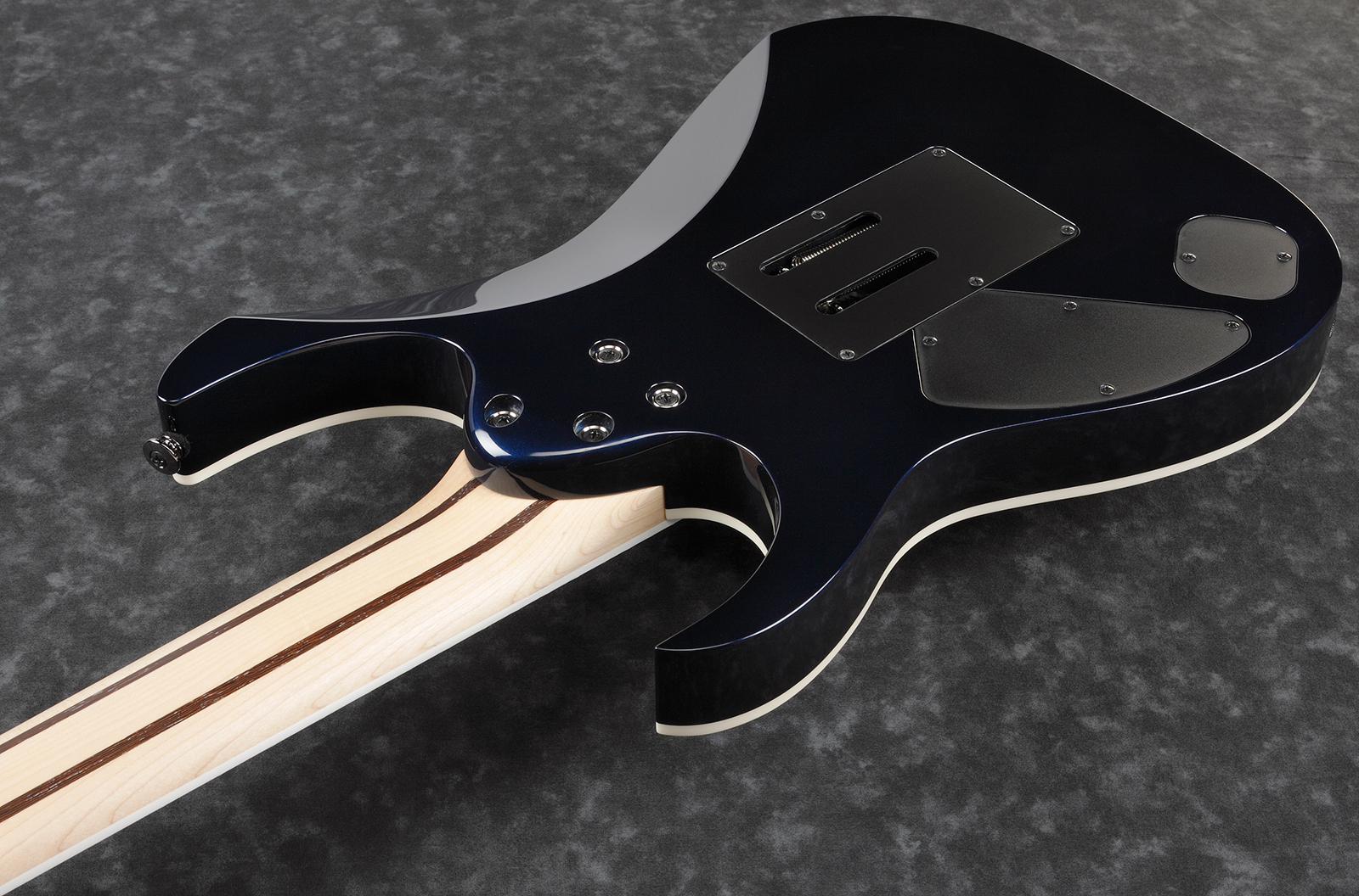 Ibanez Rg2027rxl Dtb Prestige Jap 7c Baryton 2h Dimarzio Fr Rw - Dark Tide Blue - Guitare Électrique Baryton - Variation 3