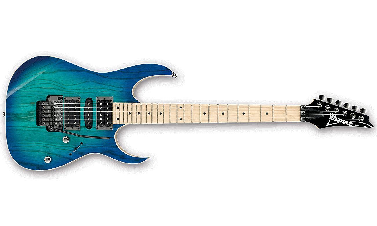 Ibanez Rg370ahmz Bmt Standard Hsh Fr Mn - Blue Moon Burst - Guitare Électrique Forme Str - Variation 1