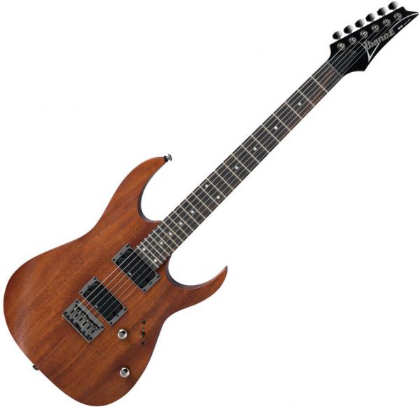 Ibanez RG421 MOL Standard - natural mahogany Str shape electric guitar