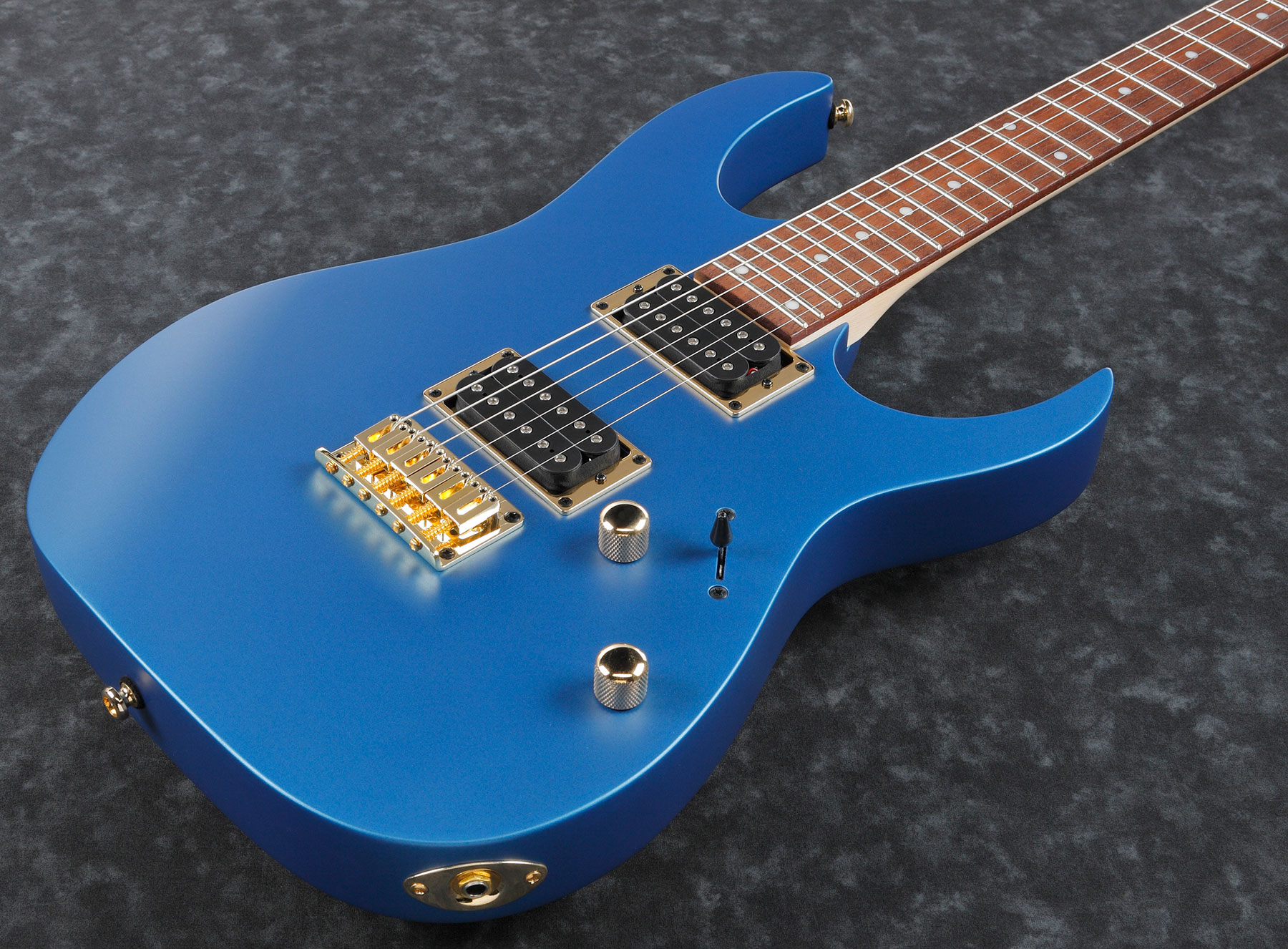 Ibanez Rg421g Lbm Standard Ht Hh Jat - Laser Blue Matte - Guitare Électrique Forme Str - Variation 2