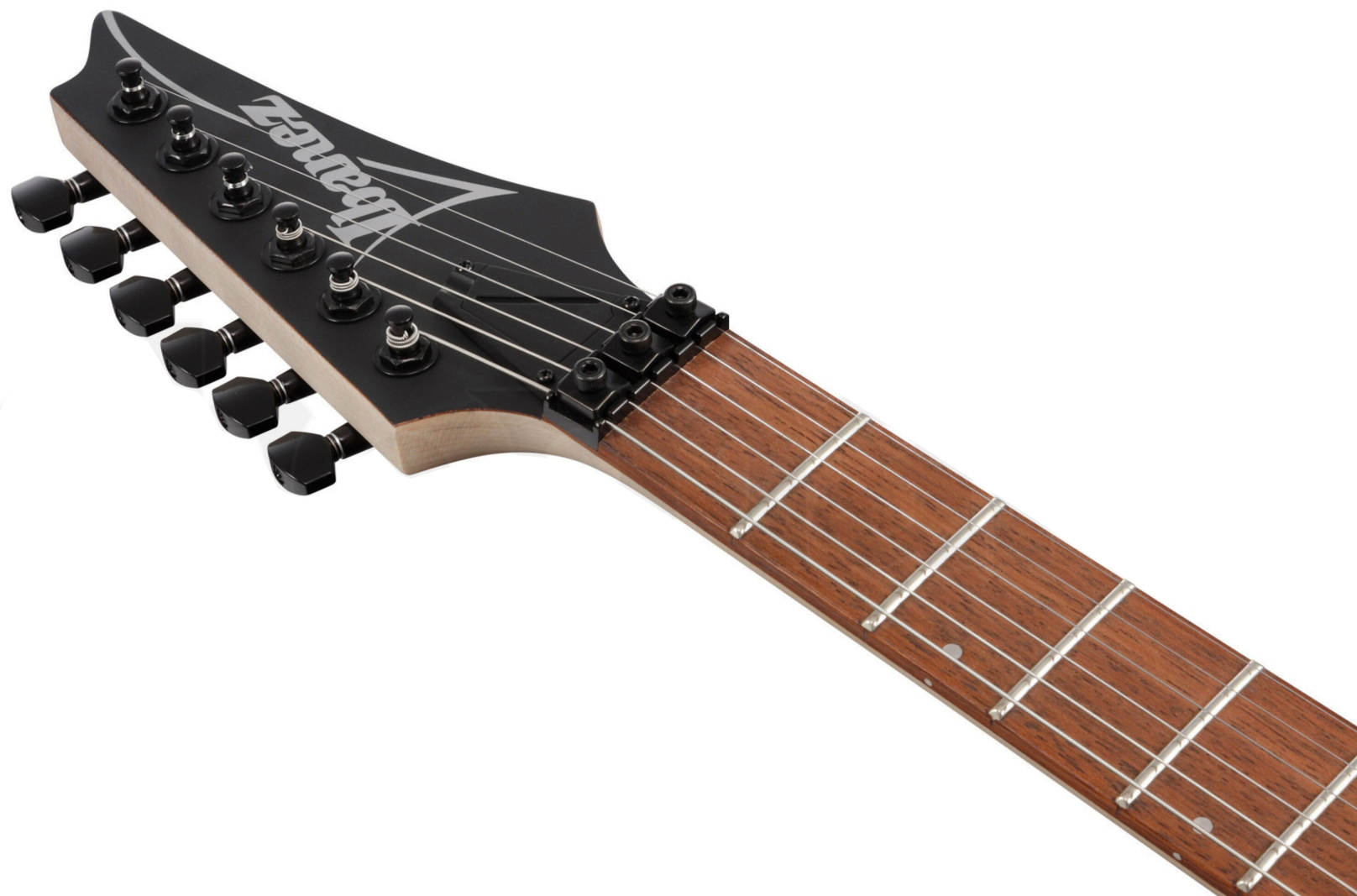 Ibanez Rg450b Wk Standard Hsh Trem Jat - Weathered Black - Guitare Électrique Forme Str - Variation 3