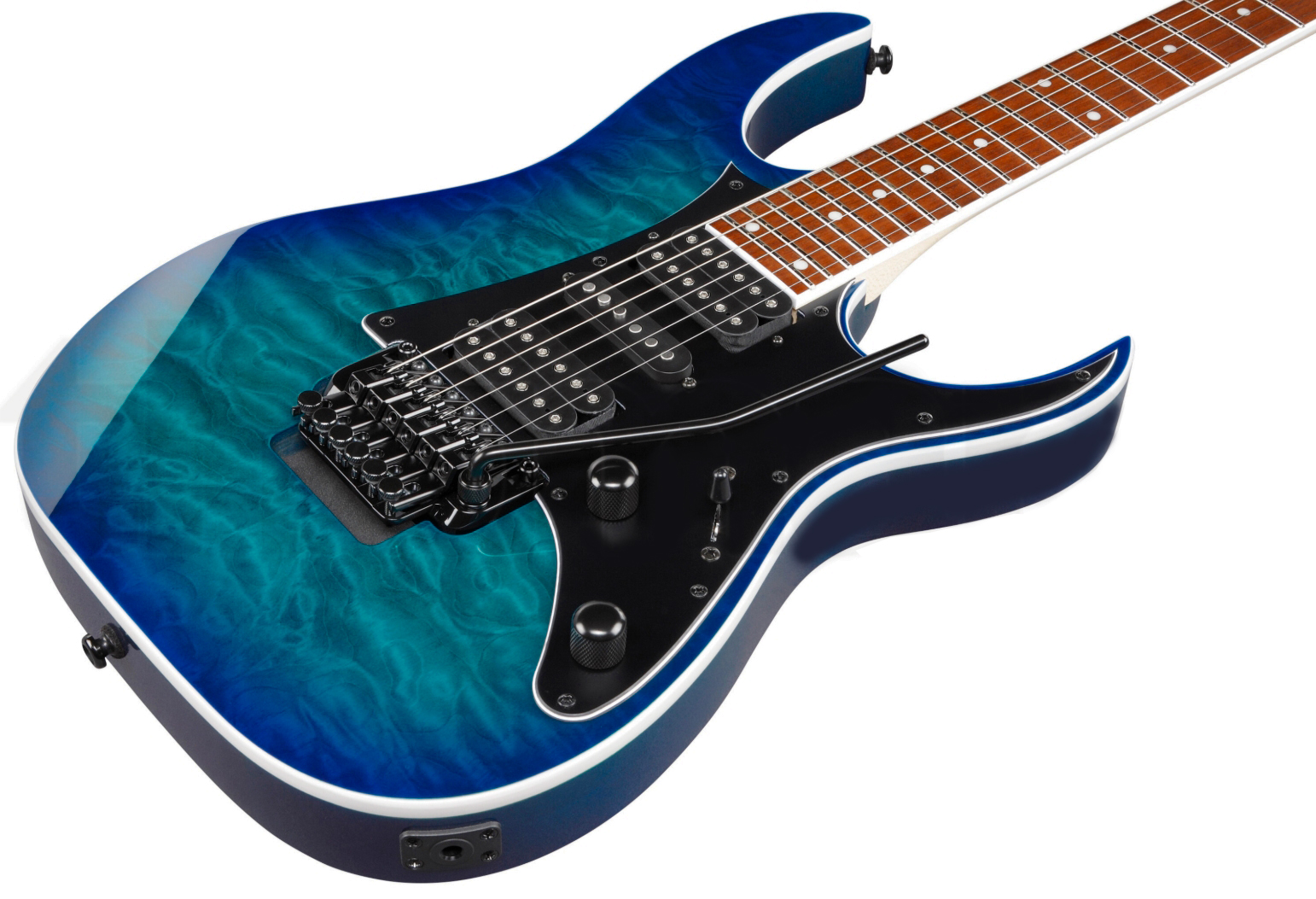 Ibanez Rg450qmb Spb Standard Hsh Trem Jat - Sapphire Blue - Guitare Électrique Forme Str - Variation 1