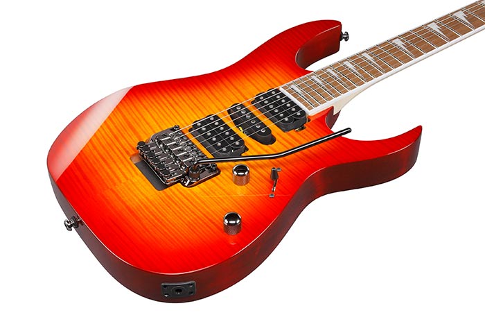 Ibanez Rg470dxfm Cs Standard Hsh Fr Jat - Cherry Sunburst - Guitare Électrique Forme Str - Variation 2