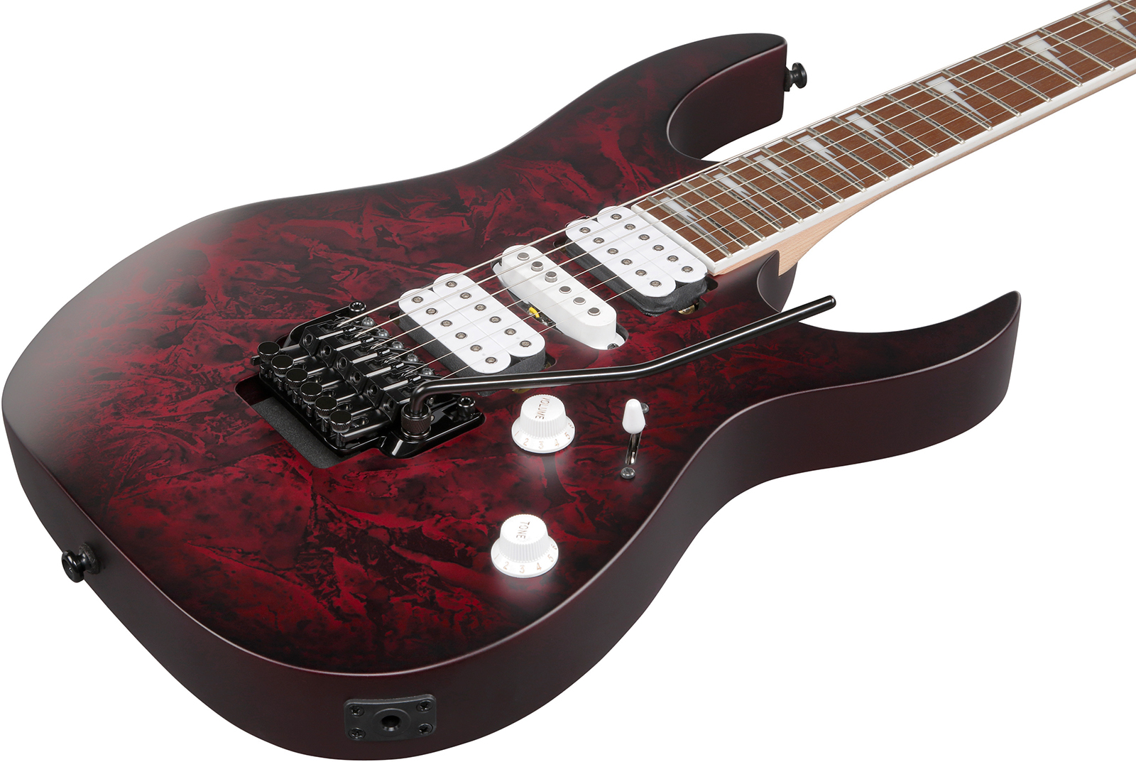 Ibanez Rg470dxw Wzm Standard Hsh Fr Jat - Wine Red Frozen Matte - Guitare Électrique Forme Str - Variation 2