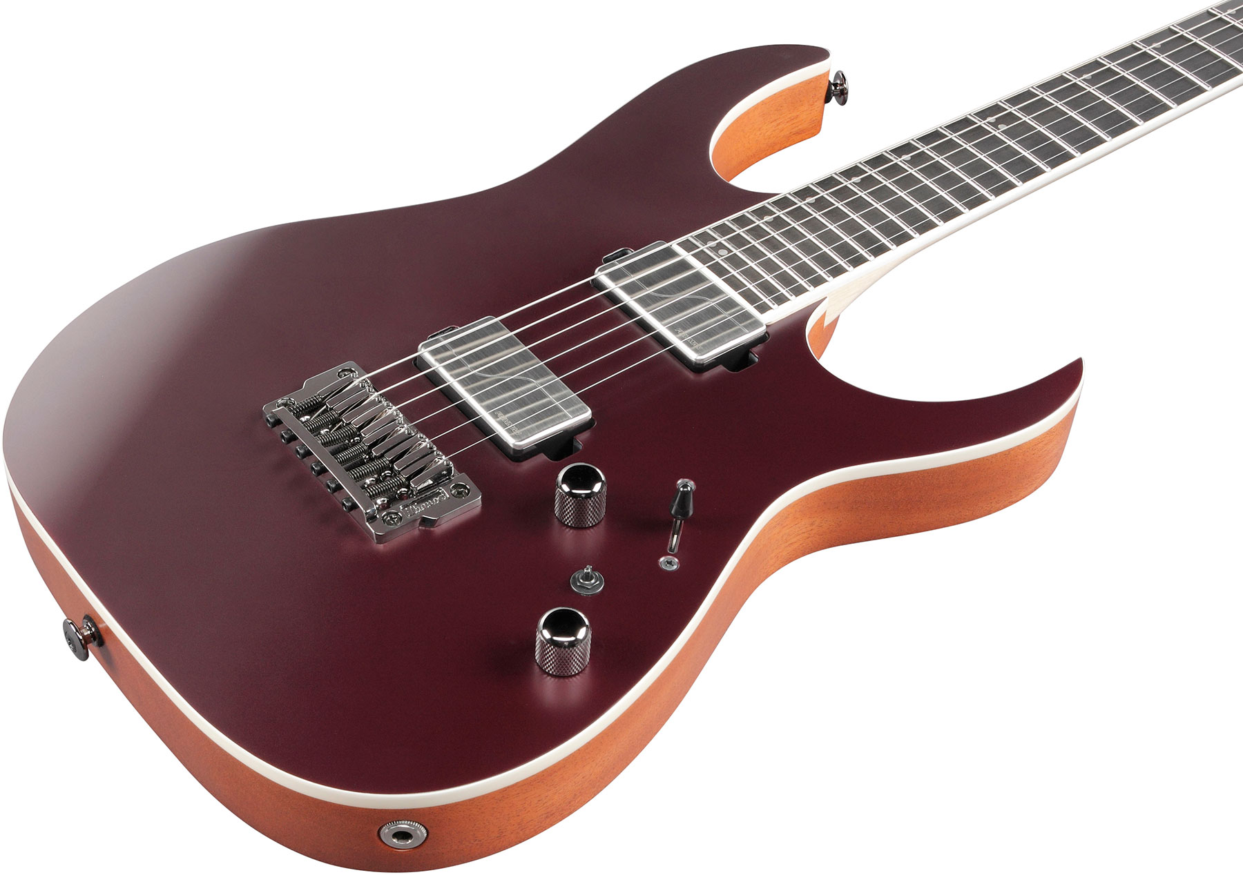 Ibanez Rg5121 Bcf Prestige Jap Hh Fishman Fluence Ht Eb - Burgundy Metallic Flat - Guitare Électrique Forme Str - Variation 2