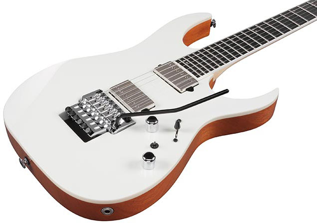 Ibanez Rg5320c Pw Prestige Jap 2h Dimarzio Fr Eb - Polar White - Guitare Électrique Forme Str - Variation 2