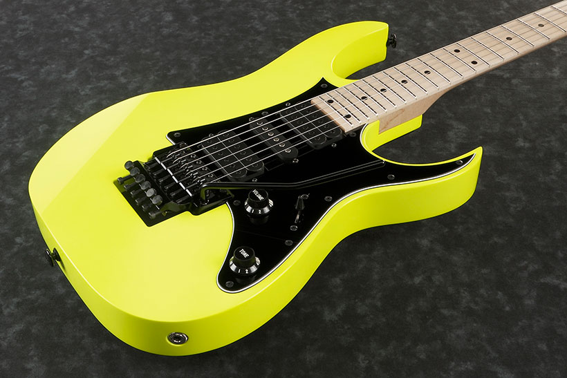 Ibanez Rg550 Dy Genesis Japon Hsh Fr Mn - Desert Sun Yellow - Guitare Électrique Forme Str - Variation 1