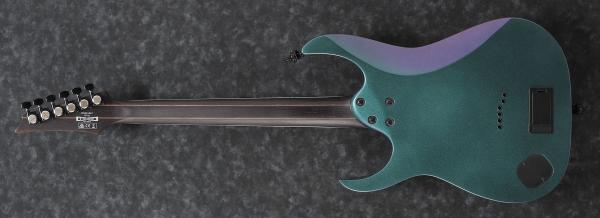 Guitare électrique solid body Ibanez RG631ALF BCM Axion Label - blue chameleon