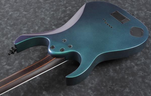 Guitare électrique solid body Ibanez RG631ALF BCM Axion Label - blue chameleon